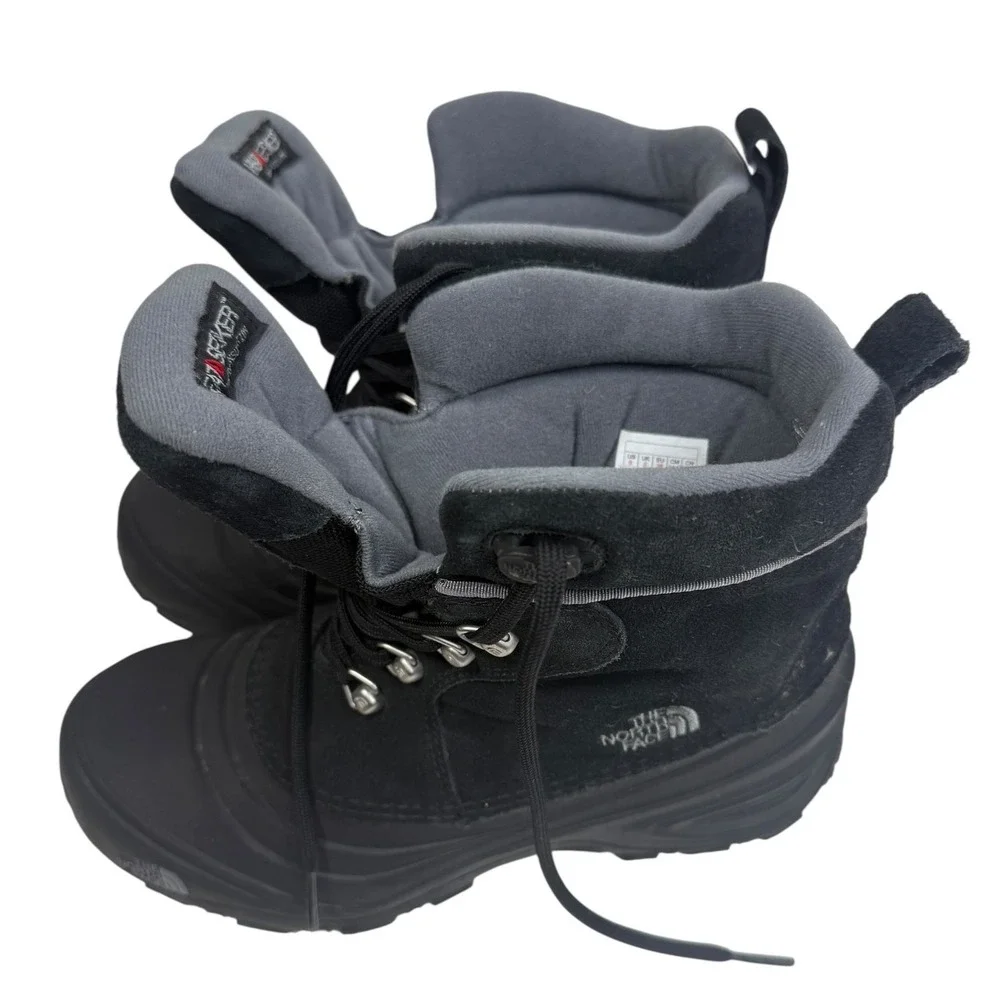 The North Face Heatseeker‎ Waterproof Snow Boots Black Kids US 6 NF0A2T5R